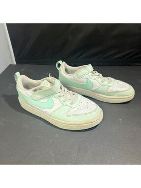 Nike Court Borough Low Recraft Kids Shoes Mint Green White FZ3541-100 Size 2.5Y